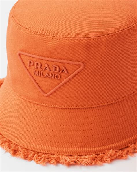 prada orange hat